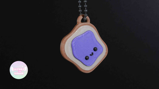 Jelly Toast Keychain