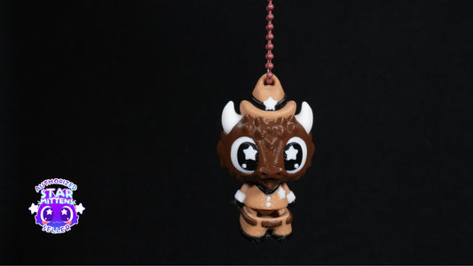 Bison keychain
