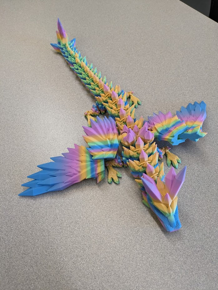 Crystal winged dragon