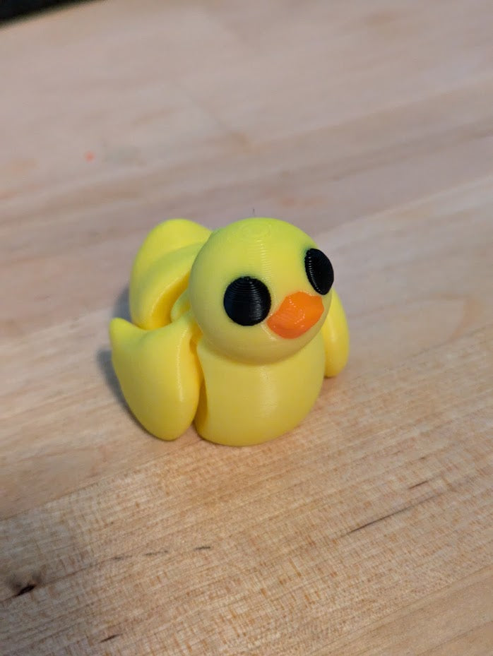 baby duck keychain