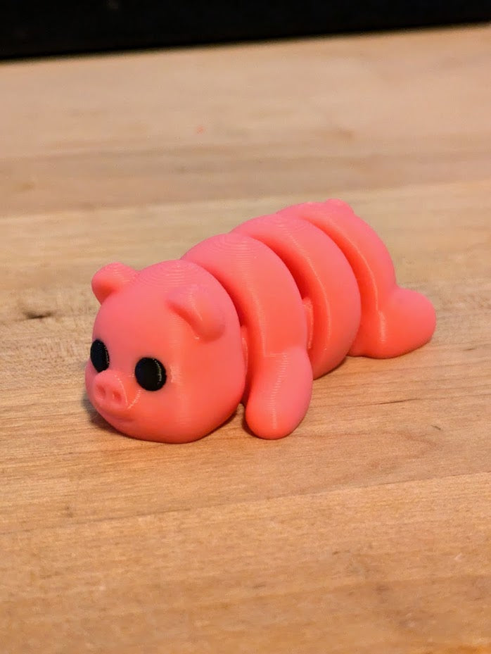 baby pig keychain