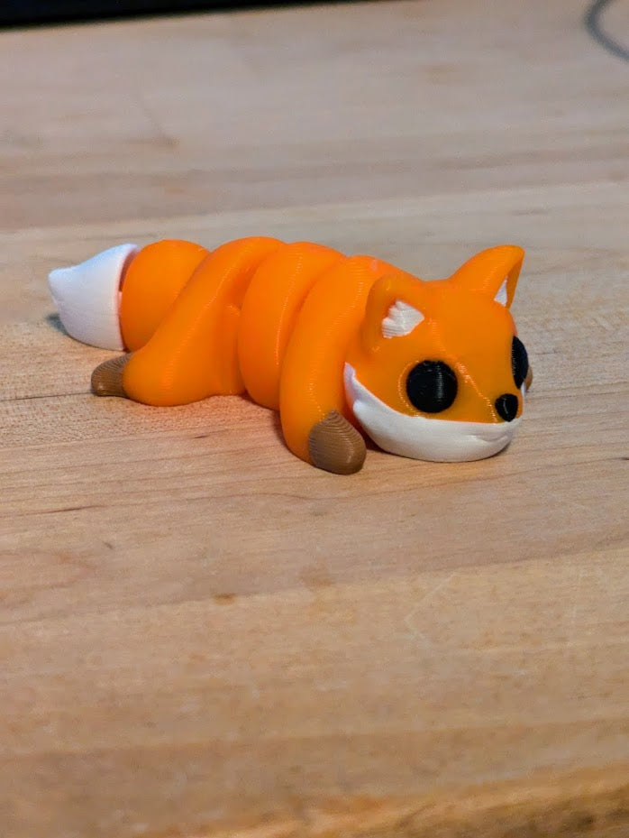 baby fox keychain