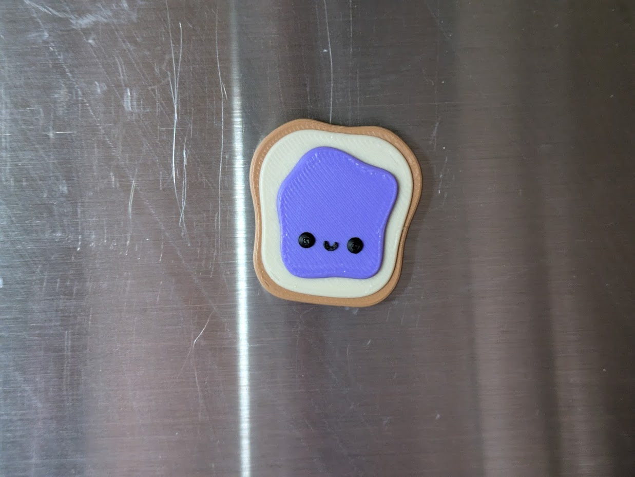 jelly toast magnet