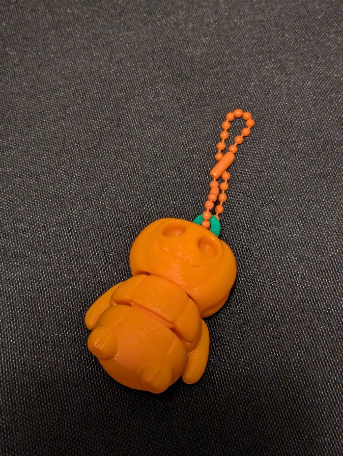 pumpkin keychain